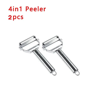 4in1 Vegetable Peeler Stainless Steel