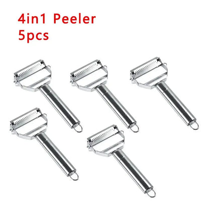 4in1 Vegetable Peeler Stainless Steel