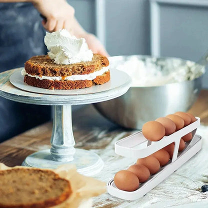 Automatic Scrolling Egg Rack Holder Storage - Ton Monde Shop