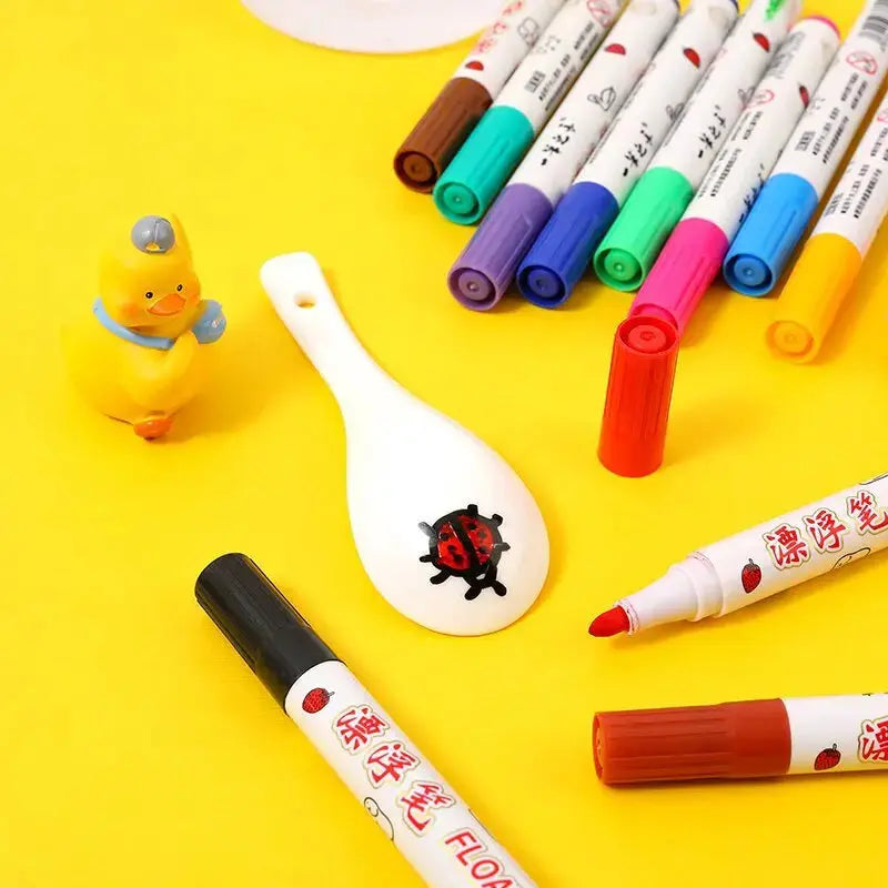 Colors Magical Water Floating Painting Brush Whiteboard Markers Painting Pen - Ton Monde Shop