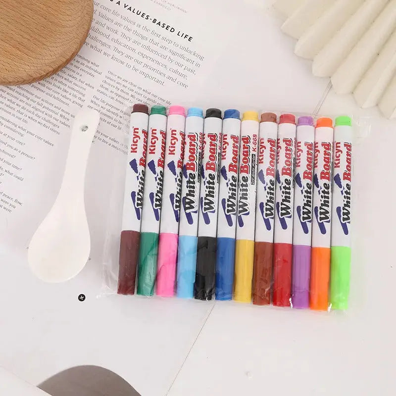 Colors Magical Water Floating Painting Brush Whiteboard Markers Painting Pen