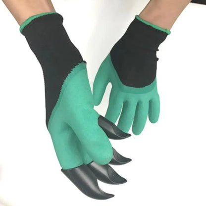 Gants pour creuser, jardinage, trempage, travail, griffes, plantation de fleurs de légumes et traction d'herbe