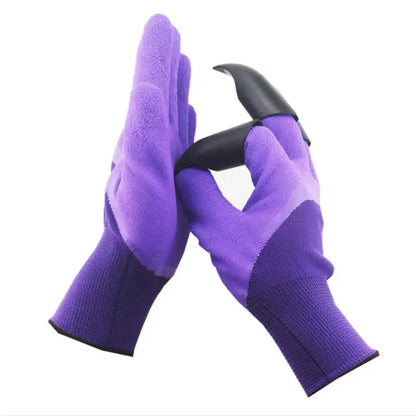 Gants pour creuser, jardinage, trempage, travail, griffes, plantation de fleurs de légumes et traction d'herbe