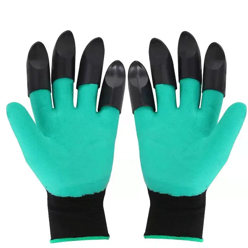 Gants pour creuser, jardinage, trempage, travail, griffes, plantation de fleurs de légumes et traction d'herbe