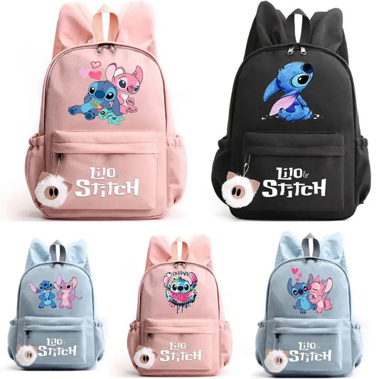 Disney Lilo Stitch Backpack for Girls Boys Teenager - Ton Monde Shop