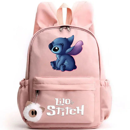 Disney Lilo point sac à dos pour filles garçons adolescent enfants sac à dos décontracté sacs d'école voyage oreilles de lapin sacs à dos Mochila