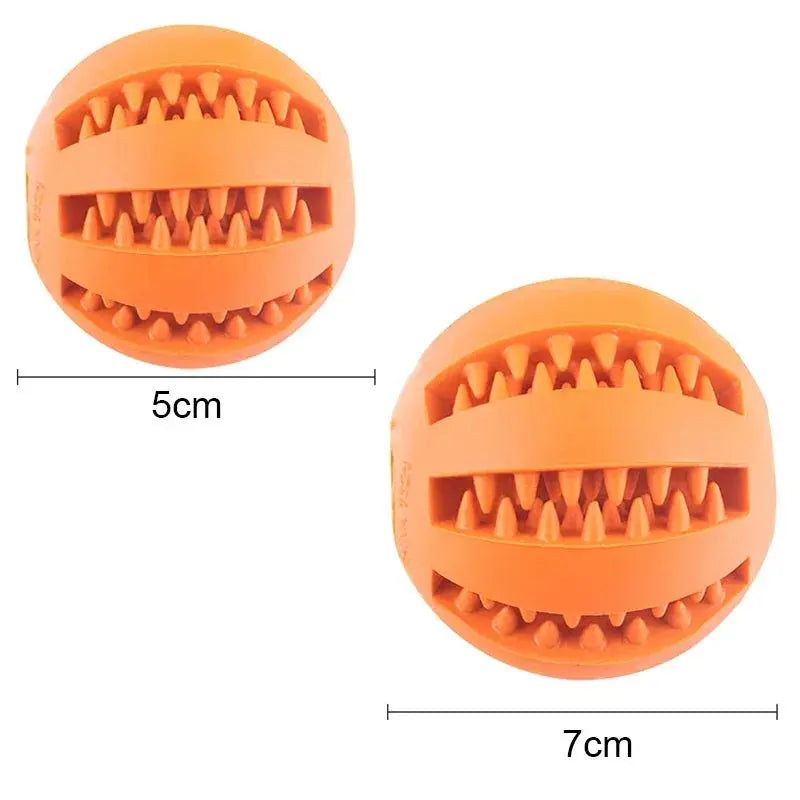 Dog Ball Toys for Small Interactive Elasticity Puppy Chew Tooth Cleaning - Ton Monde Shop