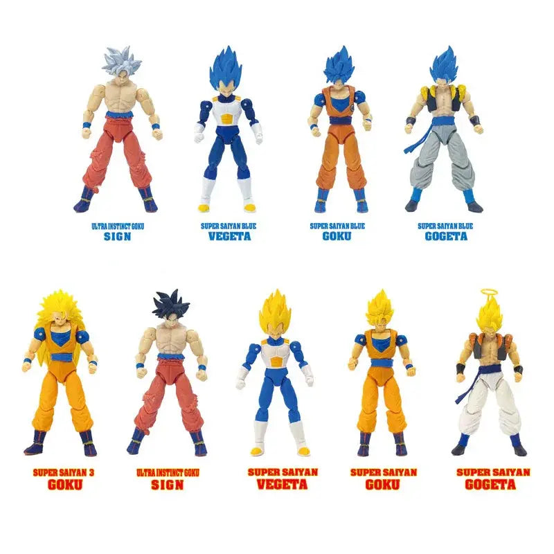 Dragon Ball Action Figure Anime Movable and Modifiable Doll Toys - Ton Monde Shop