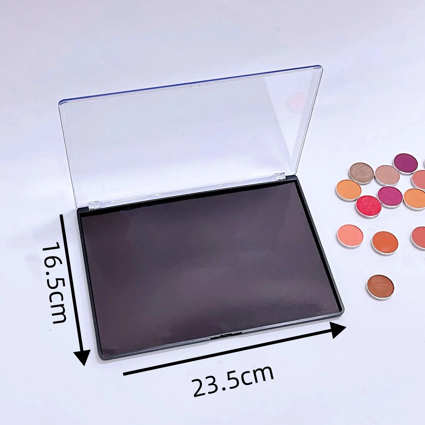 Empty Magnetic Plastic Eyeshadow Palette Makeup Storage Box - Ton Monde Shop