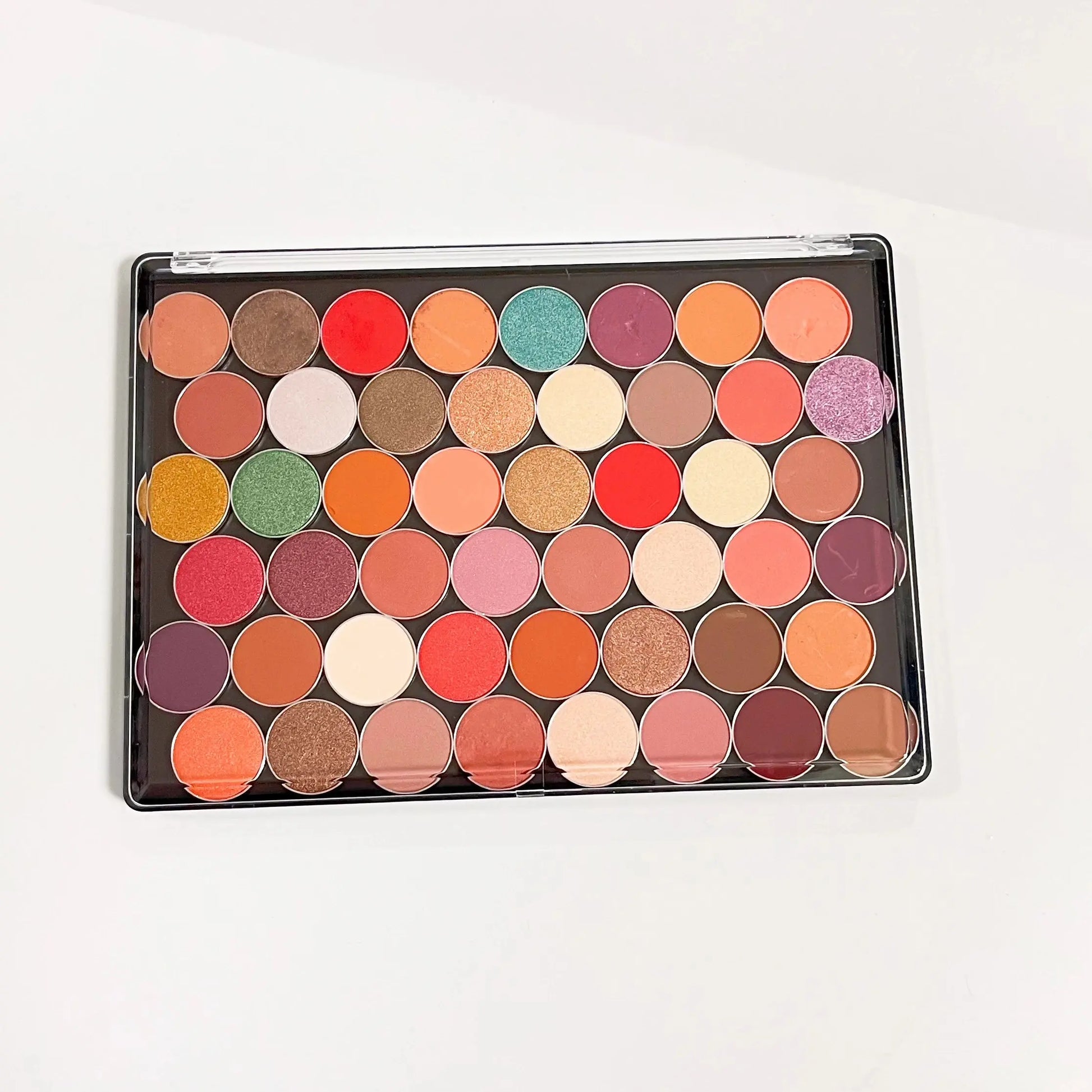 Empty Magnetic Plastic Eyeshadow Palette Makeup Storage Box - Ton Monde Shop