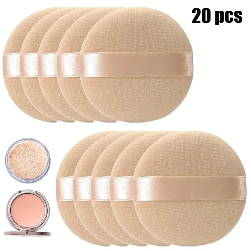 4 pièces/sac mode maquillage mélangeur cosmétique bouffée maquillage éponge fond de teint poudre éponge beauté outil maquillage outil accessoires