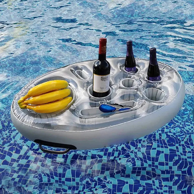 Floating Pool Table With Holder For Cups, Drinks and Food - Ton Monde Shop