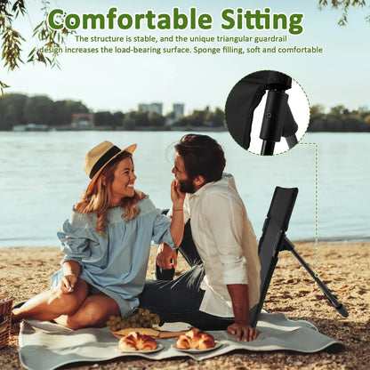 Foldable Camping Chair Ultra-Light for Camping Beach Road Trips Picnic - Ton Monde Shop