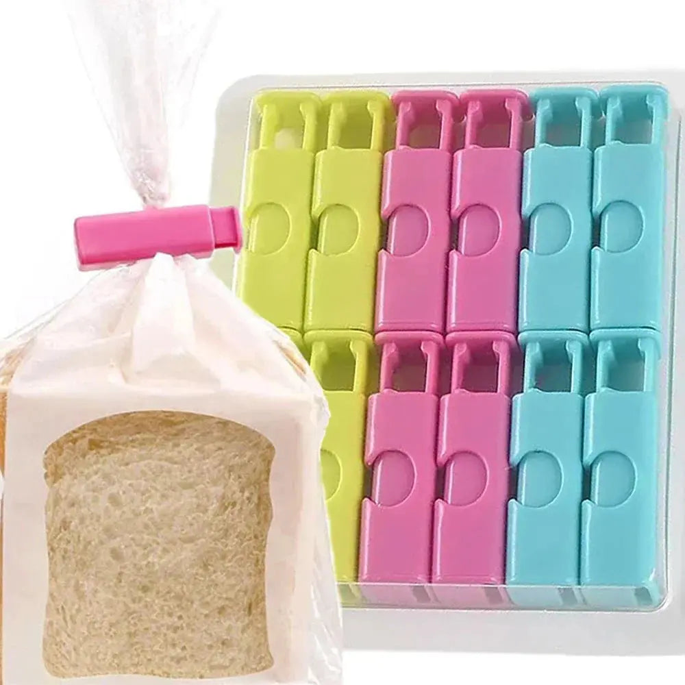 Food Sealing Clips Bread Storage Bag Clips For Snack Wrap - Ton Monde Shop