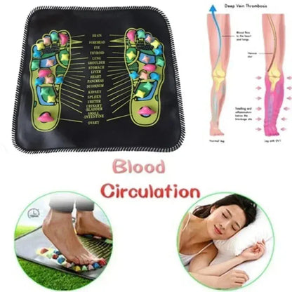 Foot Massage Mat Acupressure Heath Therapy Reflexology Walk Stone Road - Ton Monde Shop