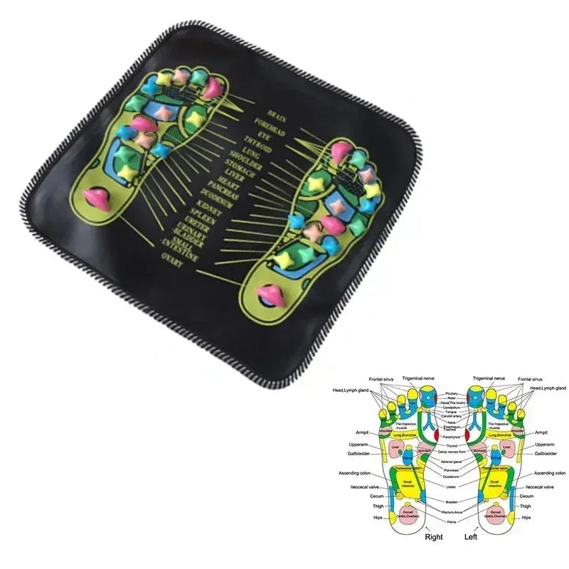 Foot Massage Mat Acupressure Heath Therapy Reflexology Walk Stone Road - Ton Monde Shop