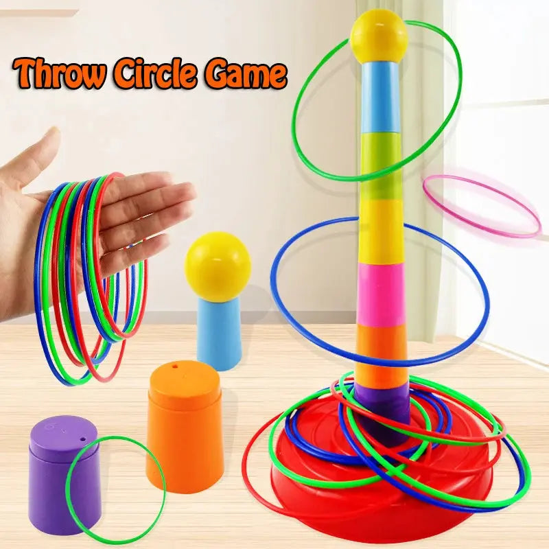 Gift Throw Circle Game Ferrule Stacked Toys Fun - Ton Monde Shop