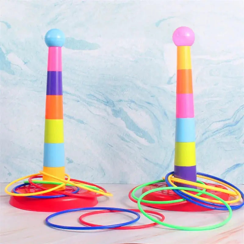 Gift Throw Circle Game Ferrule Stacked Toys Fun - Ton Monde Shop