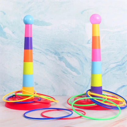 Gift Throw Circle Game Ferrule Stacked Toys Fun - Ton Monde Shop