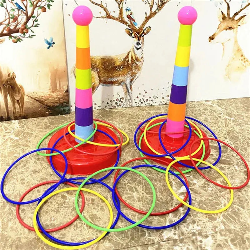 Gift Throw Circle Game Ferrule Stacked Toys Fun - Ton Monde Shop