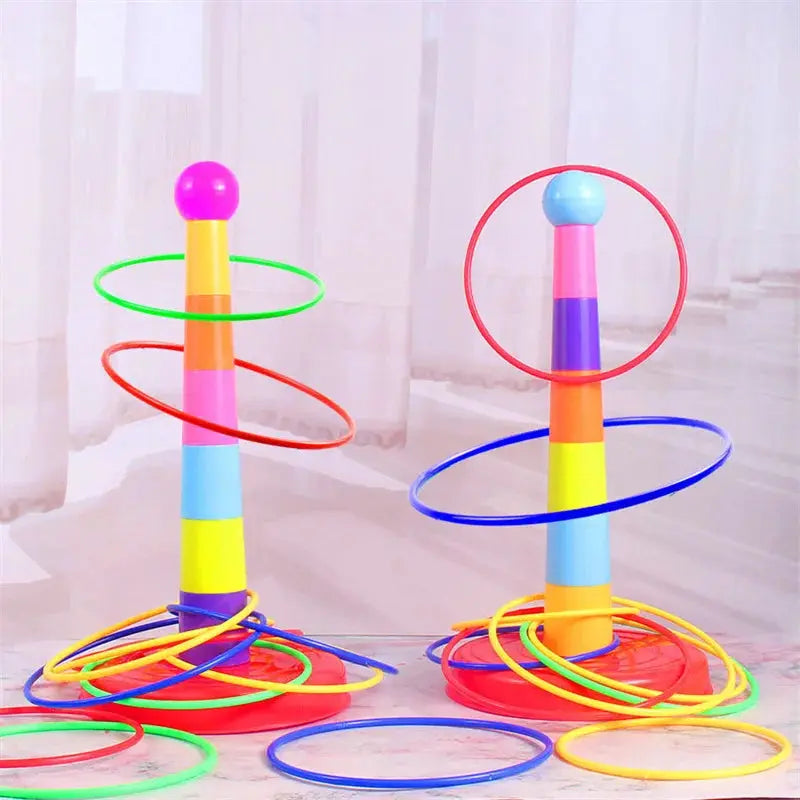 Gift Throw Circle Game Ferrule Stacked Toys Fun - Ton Monde Shop