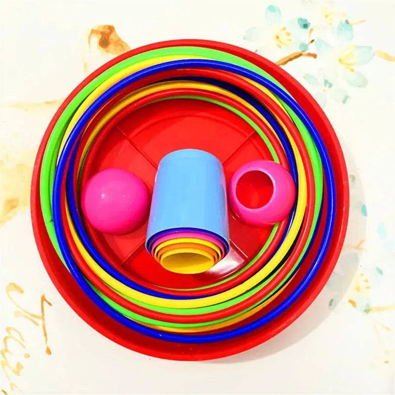 Gift Throw Circle Game Ferrule Stacked Toys Fun - Ton Monde Shop