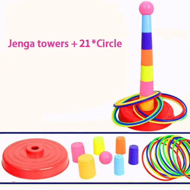 Gift Throw Circle Game Ferrule Stacked Toys Fun