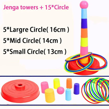 Gift Throw Circle Game Ferrule Stacked Toys Fun