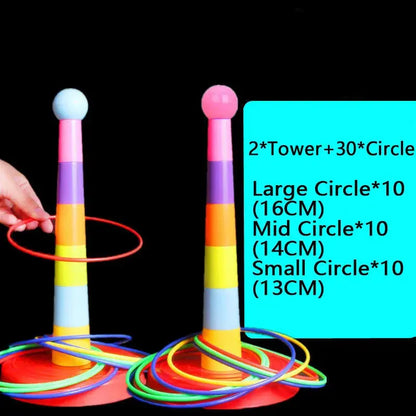 Gift Throw Circle Game Ferrule Stacked Toys Fun