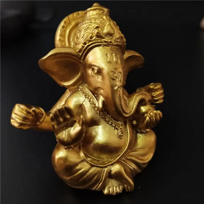 Gold Lord Ganesha Decoration Statue - Ton Monde Shop