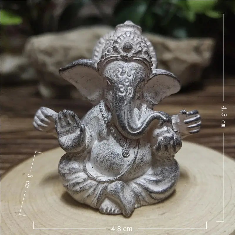 Gold Lord Ganesha Decoration Statue