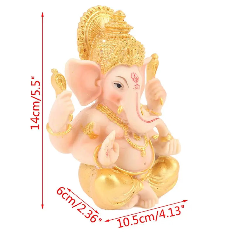 Gold Lord Ganesha Statue