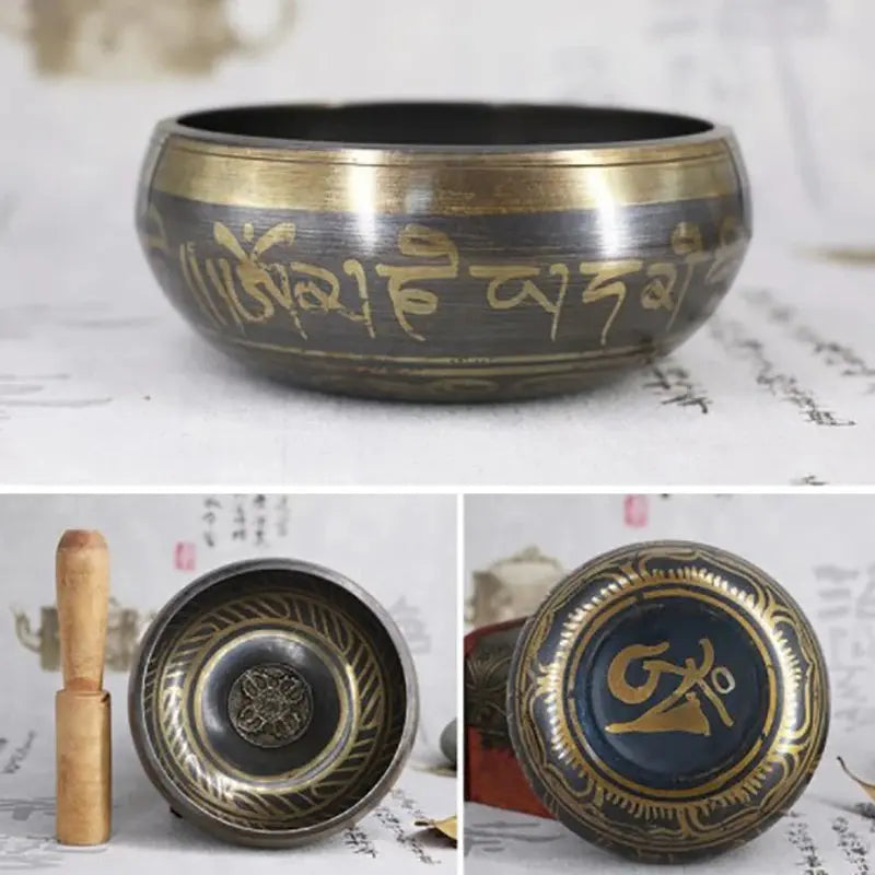 Handmade Buddha Sound Bowl Tibetan Bell Yoga Meditation - Ton Monde Shop