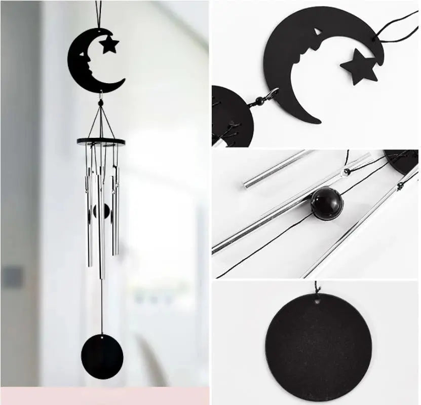 Handmade Multi-pipe Music Wind Chimes Metal Crafts  Home Decoration