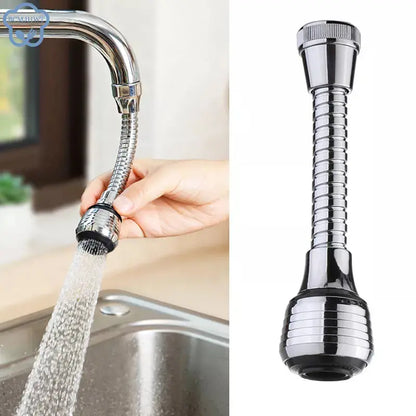 Kitchen Gadgets 2 Modes 360 Rotatable Bubbler High Pressure Faucet Extender Water - Ton Monde Shop