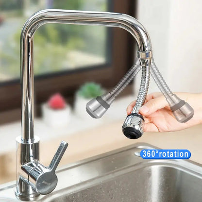 Kitchen Gadgets 2 Modes 360 Rotatable Bubbler High Pressure Faucet Extender Water - Ton Monde Shop