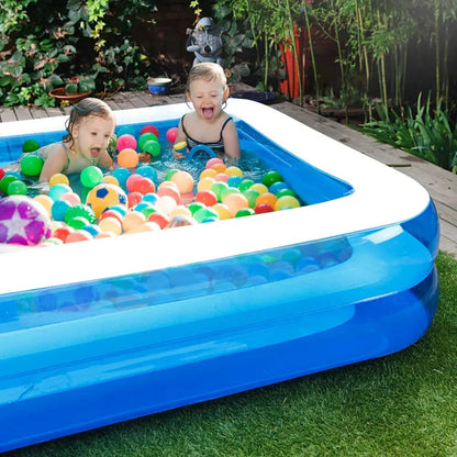 Large Inflatable Swimming Pool Adults Kids - Ton Monde Shop