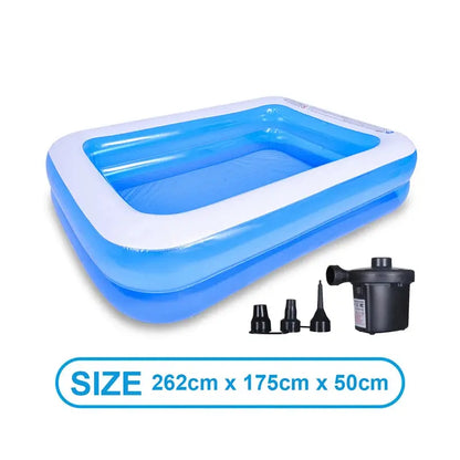 Large Inflatable Swimming Pool Adults Kids