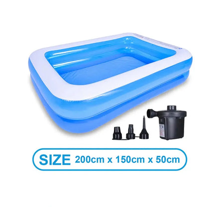 Large Inflatable Swimming Pool Adults Kids