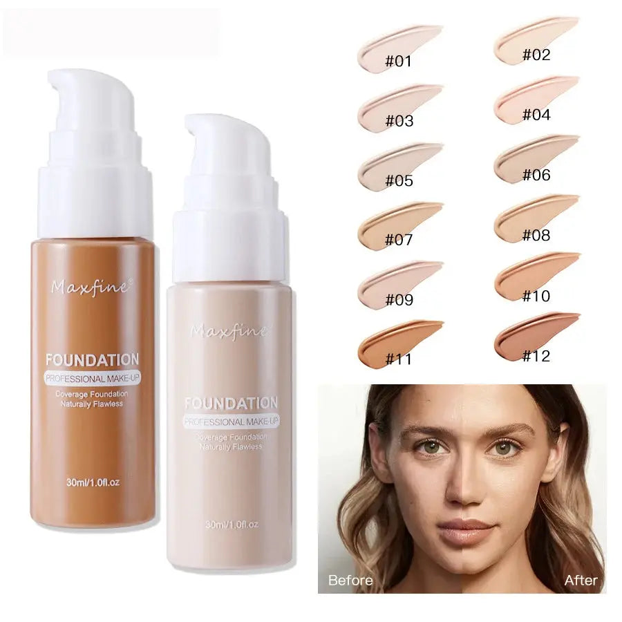 Liquid Foundation Effective Concealer Waterproof Sweat-resistant - Ton Monde Shop