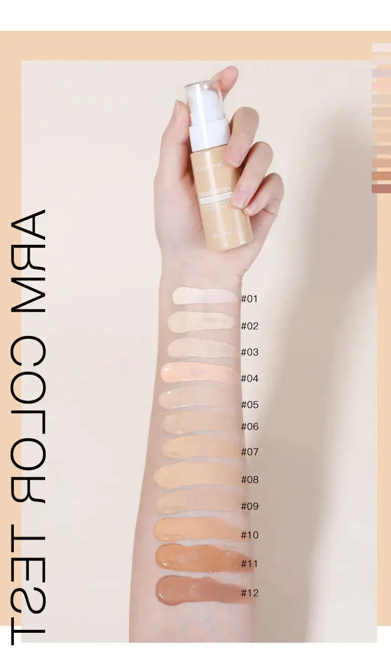 Liquid Foundation Effective Concealer Waterproof Sweat-resistant - Ton Monde Shop