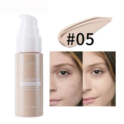 Fond de teint liquide correcteur efficace, imperméable, résistant à la sueur, maquillage, cosmétiques professionnels