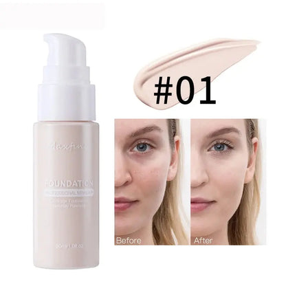 Fond de teint liquide correcteur efficace, imperméable, résistant à la sueur, maquillage, cosmétiques professionnels