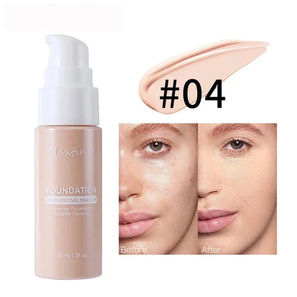 Fond de teint liquide correcteur efficace, imperméable, résistant à la sueur, maquillage, cosmétiques professionnels