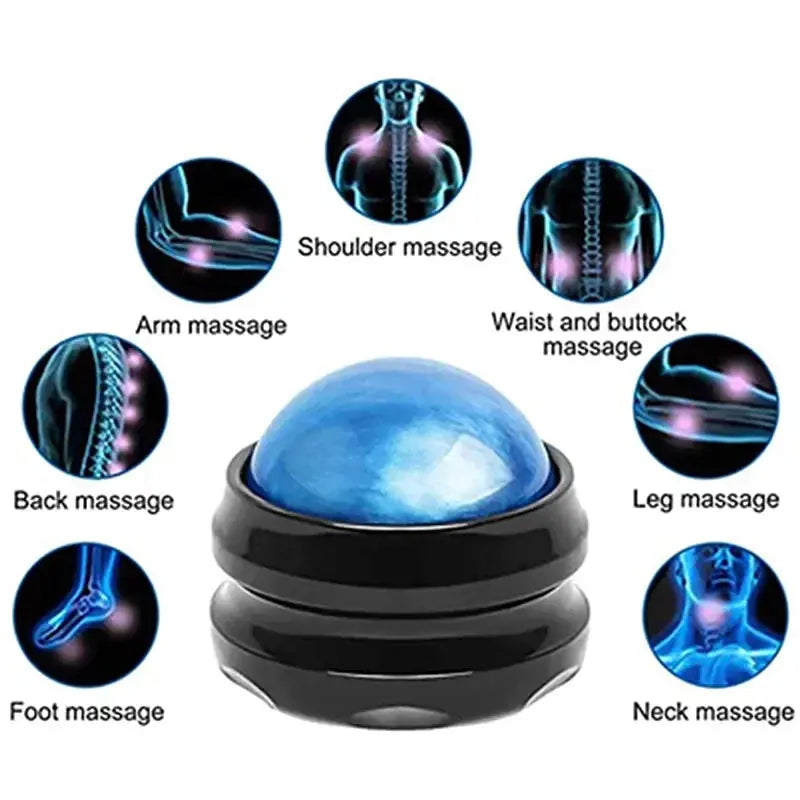 Manual Massage Roller Ball Massager Body Pain Relief  Therapy - Ton Monde Shop