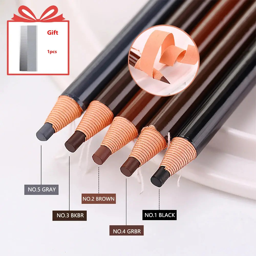 Microblading Eyebrow Pencil Brown Waterproof for Make up - Ton Monde Shop