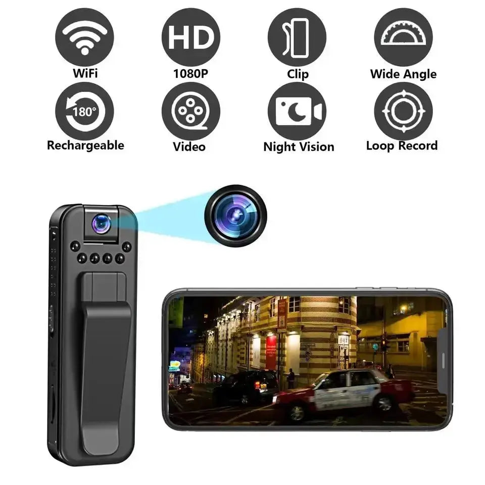 Mini Camera Portable Small Digital Video Recorder Wifi 1080P - Ton Monde Shop