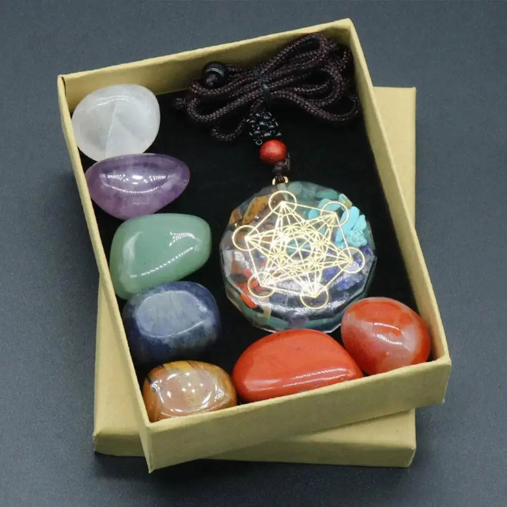 Natural Crystal Chakras Kit