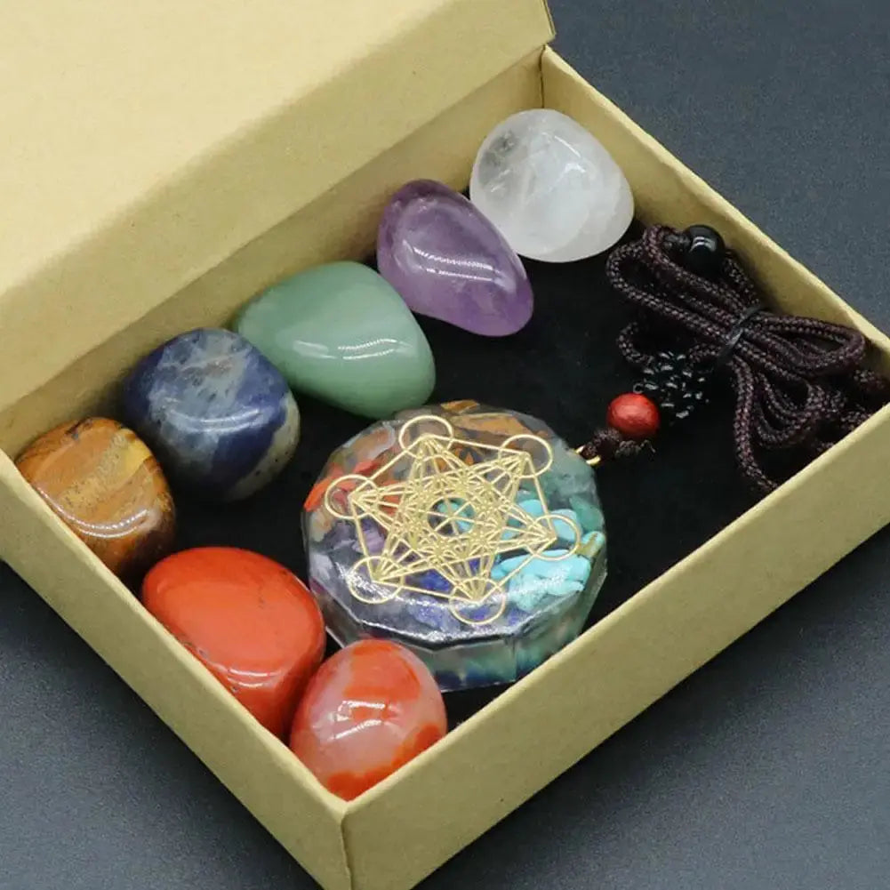 Natural Crystal Chakras Kit - Ton Monde Shop