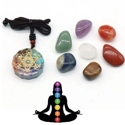 Natural Crystal Chakras Kit - Ton Monde Shop